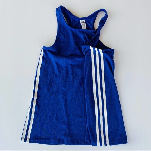 Adidas | @ Keyhole 3 Stripe Youth Tank XS - Picture 3 of 7
